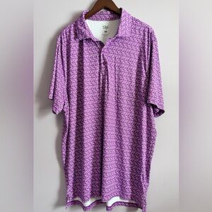 1764 Purple Golf Polo Size 2XL